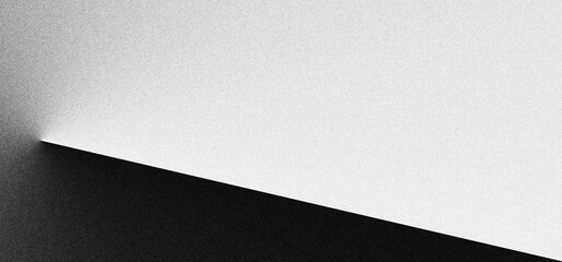 Black white grainy background, monochrome gray noisy texture dark grunge banner, header poster cover backdrop design