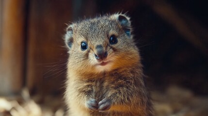 Fototapeta premium Adorable Quokka portrait.