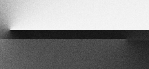 Black white grainy background, monochrome gray noisy texture dark grunge banner, header poster cover backdrop design
