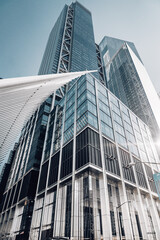 modern office buildings