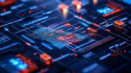 Obraz premium advanced genetic studies