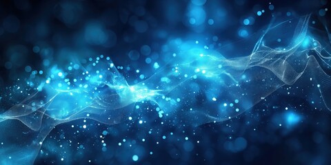 Vibrant Cosmic Energy Waves created by ai