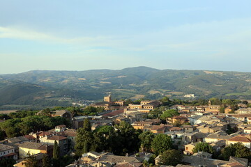 Fototapeta premium Blick auf Orvieto und Umgebung