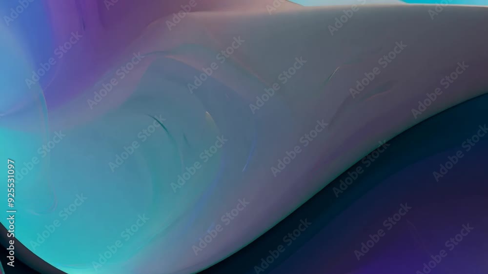 Poster abstract pastel background with fluid shapes and gradients generative ai