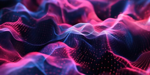 Vibrant Cosmic Energy Waves created by ai