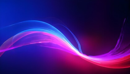 3D render Gradient Trendy Neon light colorful background wallpaper. Fluid Wave Dark purple mesh 