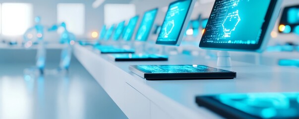 Fototapeta premium futuristic lab