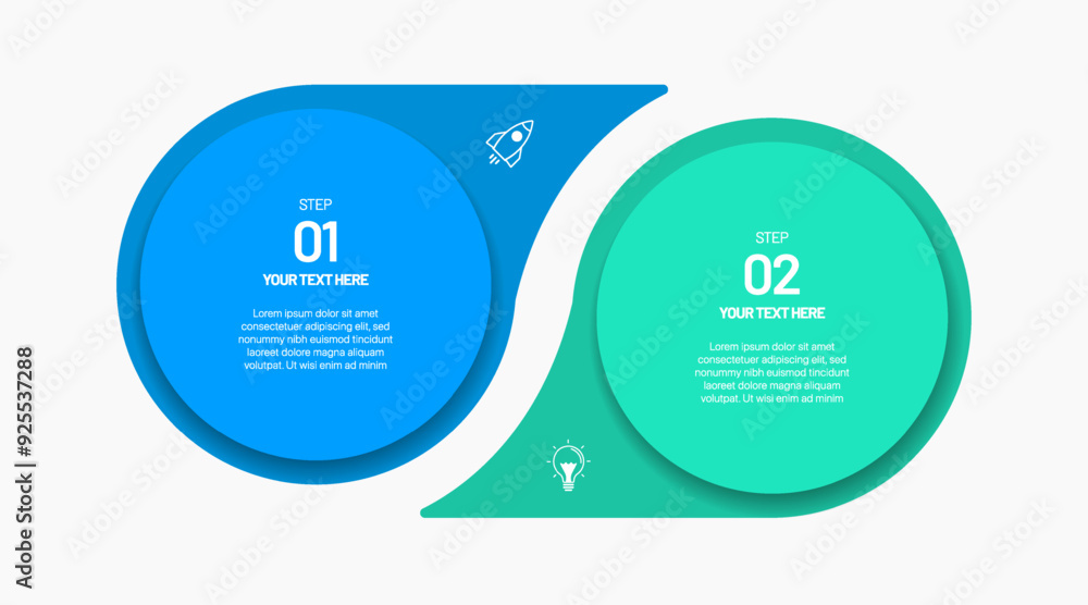 Poster timeline infographic design with options or steps. infographics for business concept. can be used fo