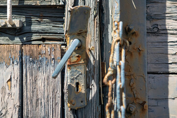 old rusty door
