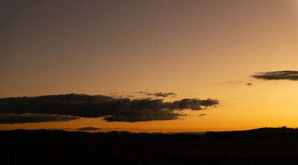 Obraz premium sunset in the mountains