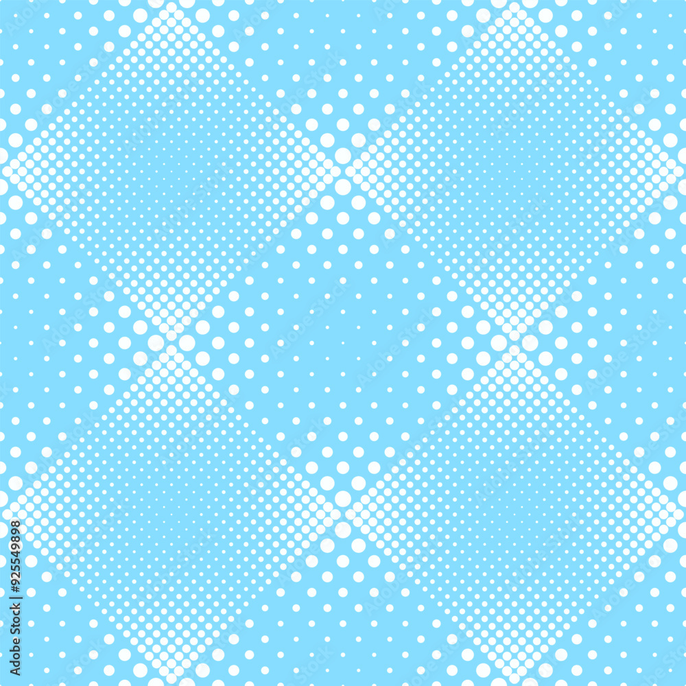 Poster seamless halftone circle pattern background - repeating abstract vector graphic design