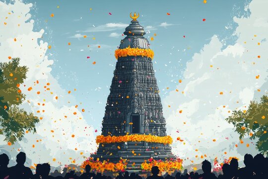 Trident Trishula Festival Procession Hinduism Religion Spiritual Symbol