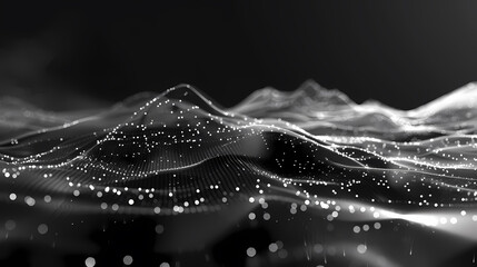 High-tech visual background with dotted texture