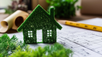 Environmental Sustainability in Construction Blueprints, environmental sustainability in construction blueprints with an image showing architects and engineers incorporating green building practices