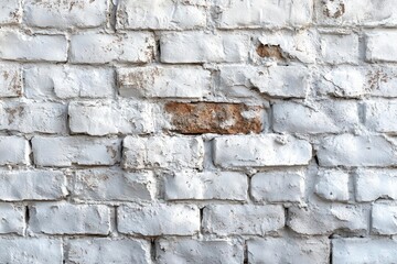 Fototapeta premium textured white backdrop closeup of a white brick wall with subtle variations in shade and texture the minimalist surface offers a clean versatile background for various design applications