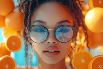 vibrant collage of usergenerated content diverse creators showcasing products animated social media elements brand logos subtly integrated