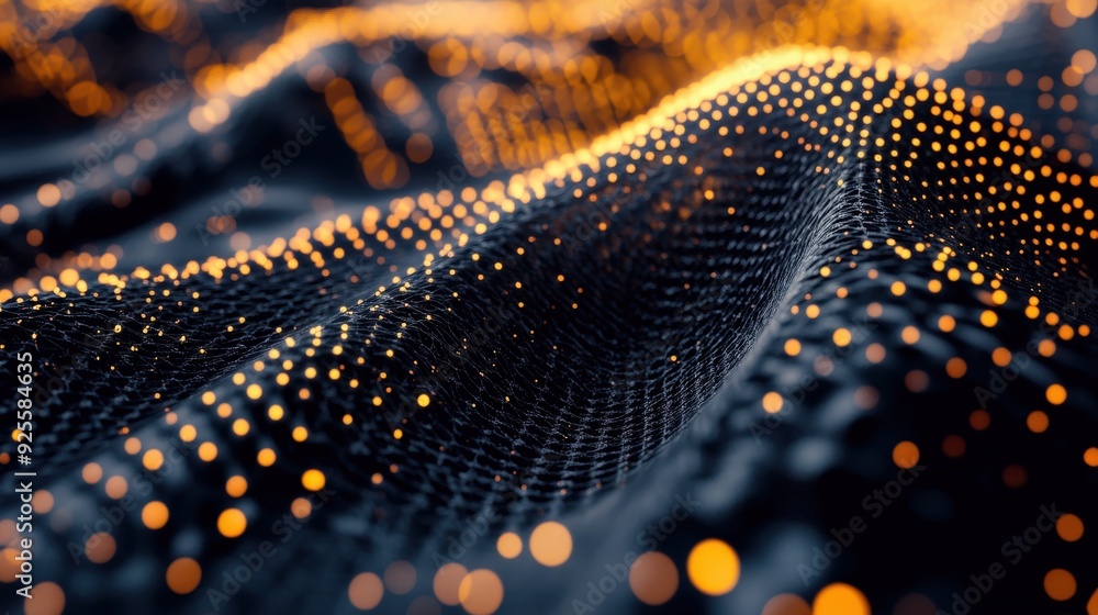 Poster advanced nanomaterial composite being tested for durability, showing its potential in aerospace and 
