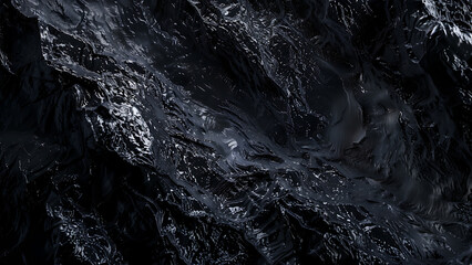 Fototapeta premium Monochrome Abstract Texture with Organic Shapes