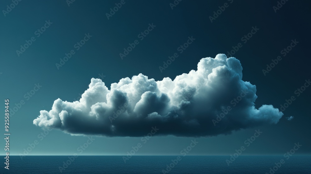 Poster create 20 prompts for stock photos related to cloud server with 100-250 characters and ending with