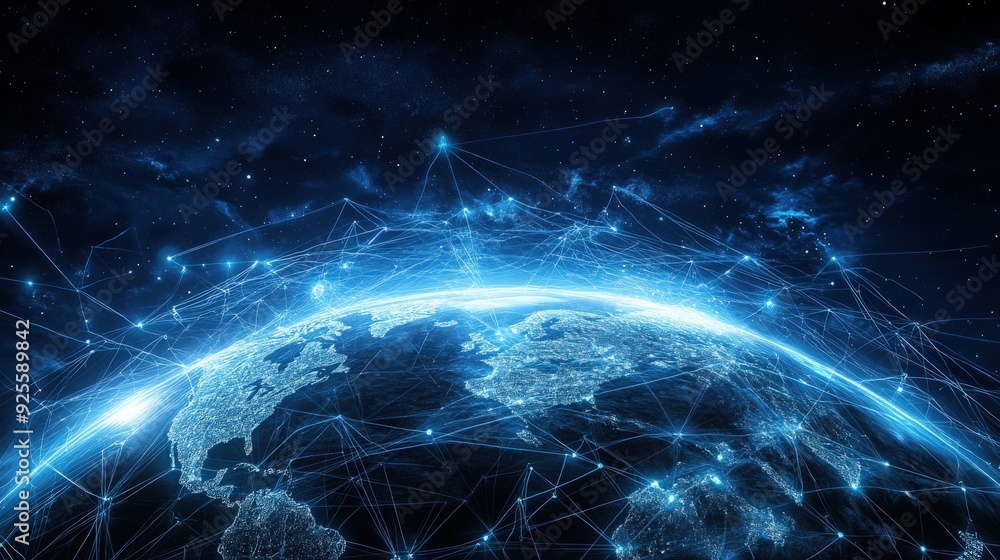 Poster digital rendering of Network Technology World