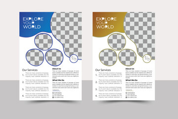 Corporate Travel Flyer Design Template