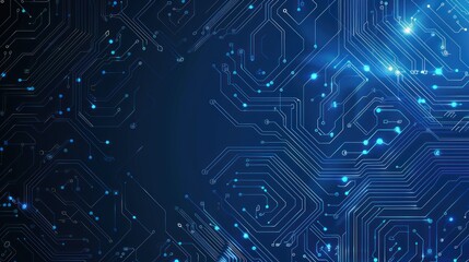 Obraz premium Abstract Circuit Board Pattern