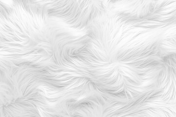 Obraz premium white fur texture background