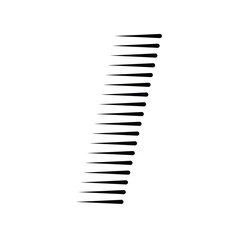Letter I Logo with Abstract Line Pattern