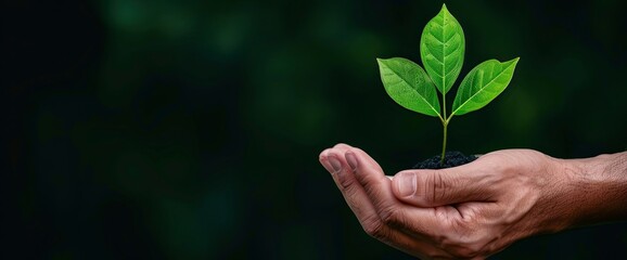 Businessman'S Hand Giving Money With A Carbon Reduction Icon, Emphasizing Financial Incentives For Reducing Carbon Footprint