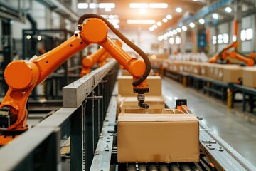 Automated robotic system packaging products