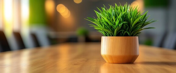 Abstract Blurred Office Interior With Defocused Effect