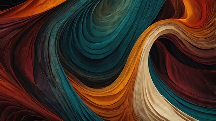 Fototapeta premium Abstract backdrop illustration 3d render background, colorful wallpaper design hues