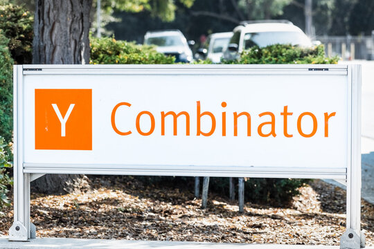 Sep 30, 2020 Mountain View / CA / USA - Y Combinator sign at their offices in Silicon Valley; Y Combinator Management, LLC is an American technology startup accelerator and venture capital firm