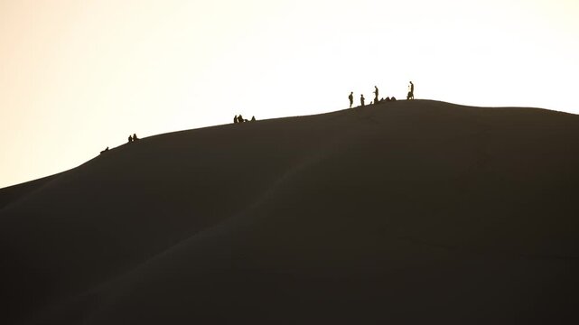 merzouga in the sahara desert in morocco