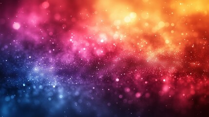 Vibrant cosmic nebula swirling with colorful hues and sparkling stars in a night sky