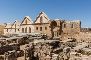 Ruins of Ulu Cami (The Great Mosque) in Harran. This architectural monument is the oldest mosque in...