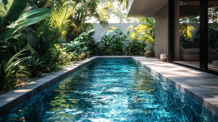 Luxury modern swiming pool