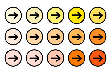 ビジネス,書類作成,WEBに使える矢印丸アイコン