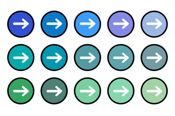 ビジネス,書類作成,WEBに使える矢印丸アイコン