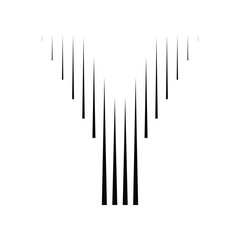 Letter Y Logo with Abstract Line Pattern