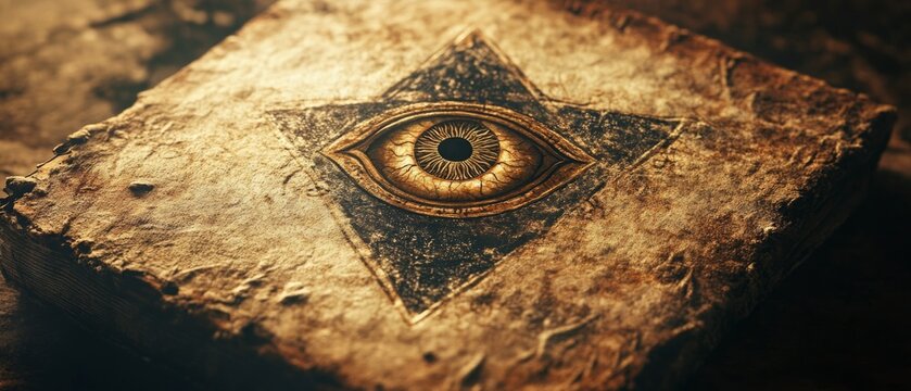 Eye of Providence Ancient Manuscript Christianity, Freemasonry Religion Spiritual Symbol