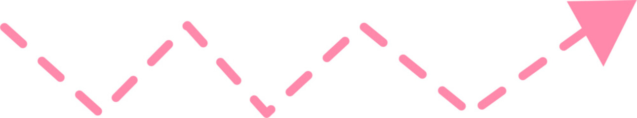 Dotted arrow Illustration. Call out title.