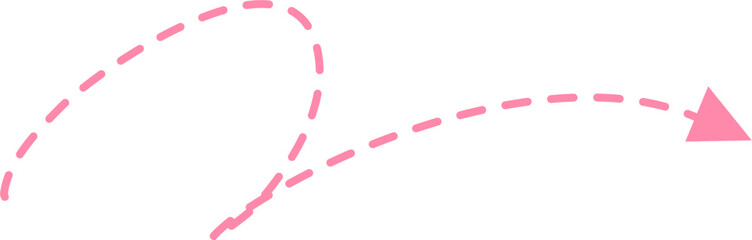 Dotted arrow Illustration. Call out title.