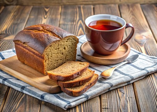 A cup of natural, delicious tea for breakfast or lunch