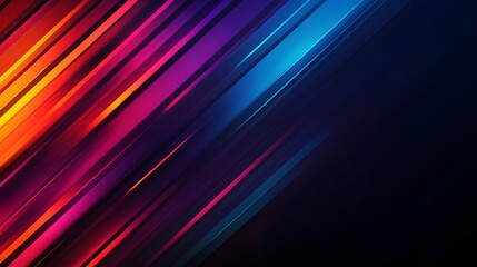 Fototapeta premium Abstract conference logo with geometric shapes, bold fonts, and dynamic color gradients, perfect for large banners and detailed brochures