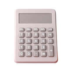 calculator isolated on white
