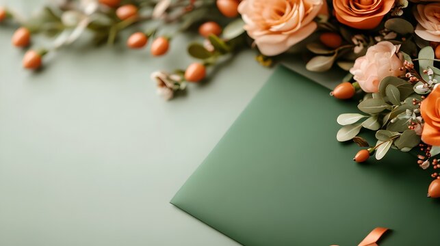 Whimsical wedding invitation with playful watercolor illustrations, soft gradients, and a friendly handwritten font, adaptable for different print dimensions