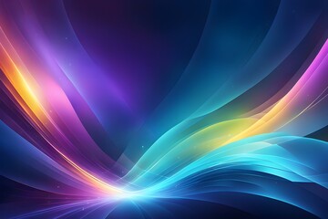 Obraz premium A colorful, abstract background with a blue and purple line
