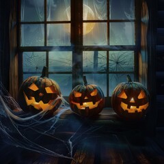 Halloween Pumpkin Trio