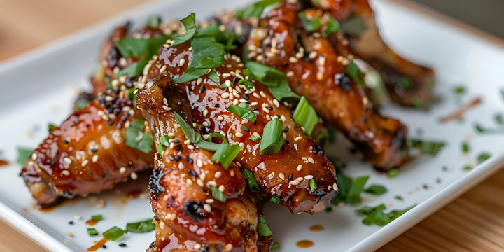 Crispy BBQ Chicken Wings
